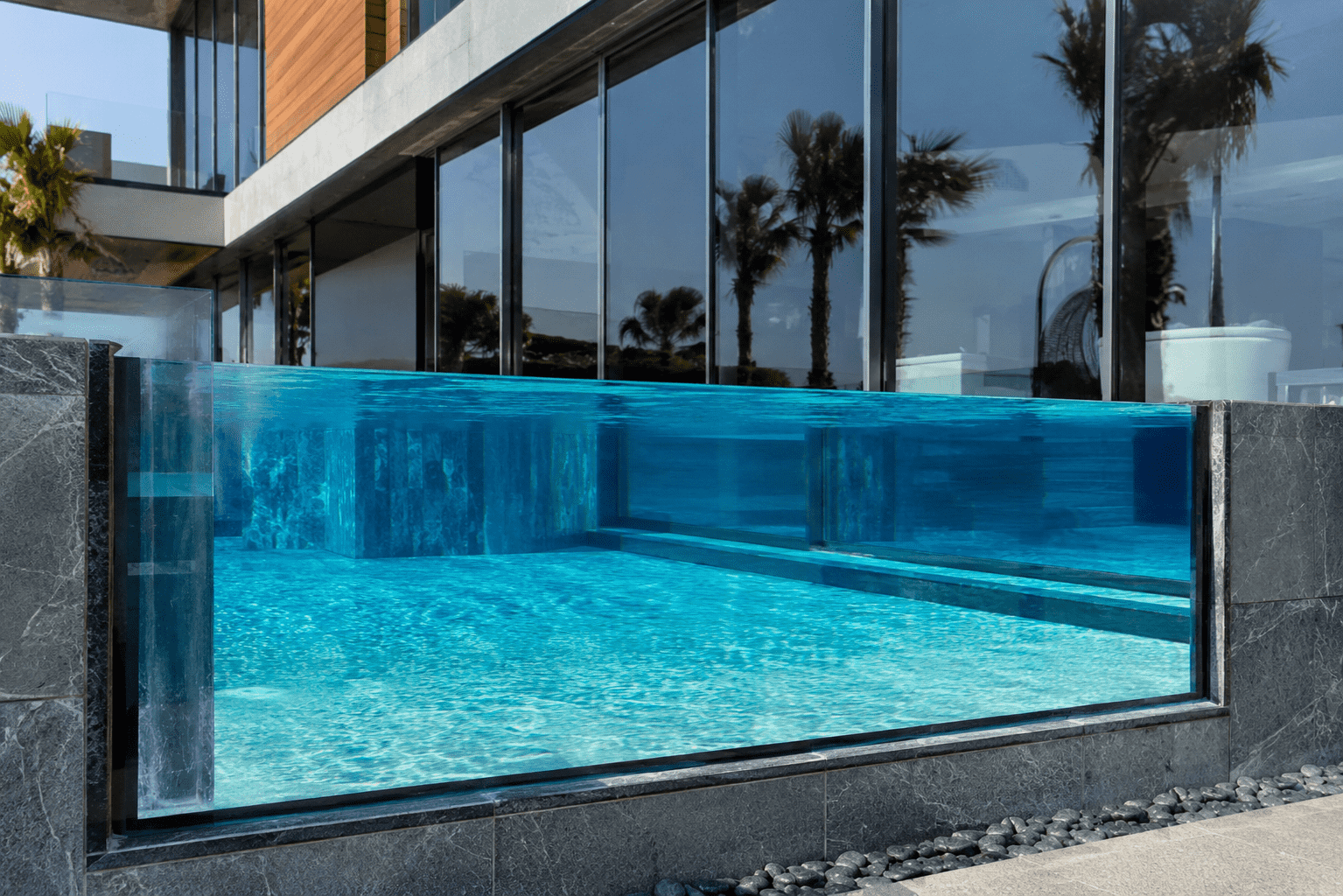 Swimming Pool Clear Acrylic Glass Panel Dubai 1 Swimming Pool Clear Acrylic Glass Panel Dubai