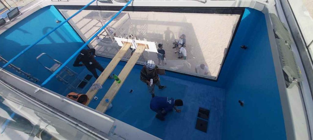 Adidas liquid billboard swimmable pool project in Dubai - image 27
