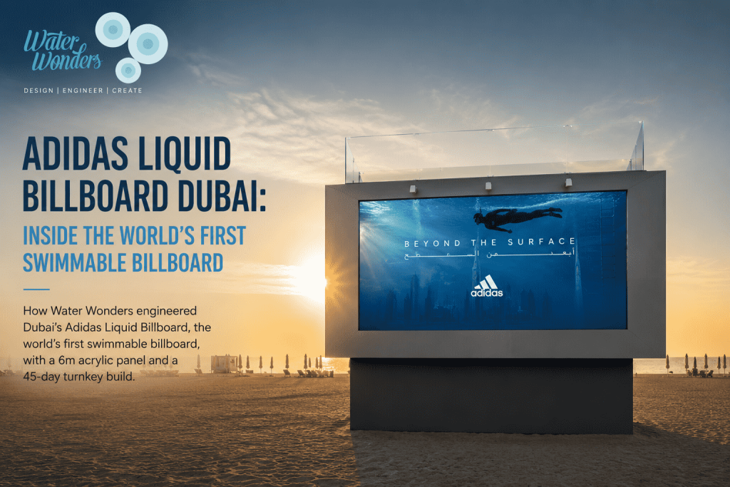Adidas Liquid Billboard Dubai