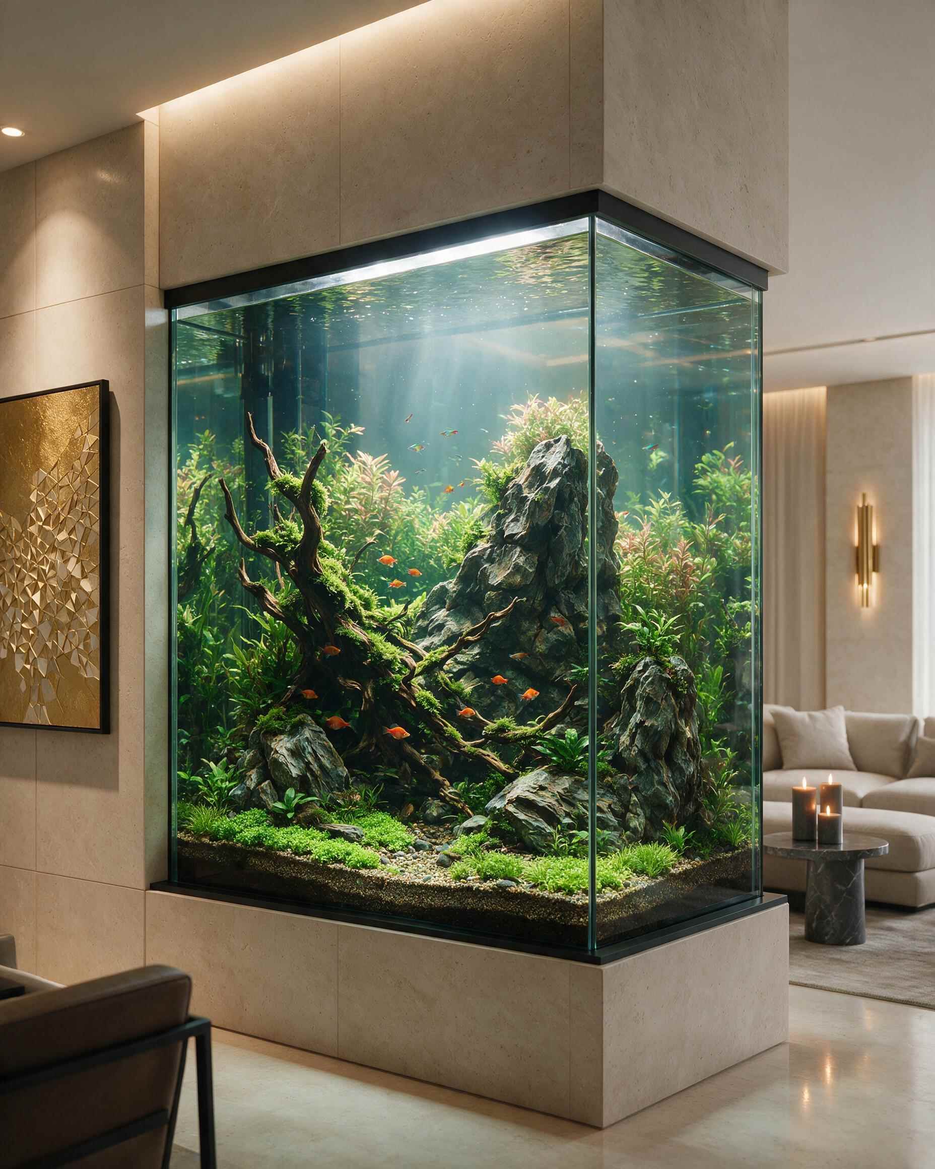 Aquascaping and underwater landscape design by Water Wonders